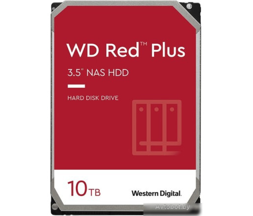 Жесткий диск WD Red Plus 10TB WD101EFBX Жесткий диск WD Red Plus 10TB WD101EFBX