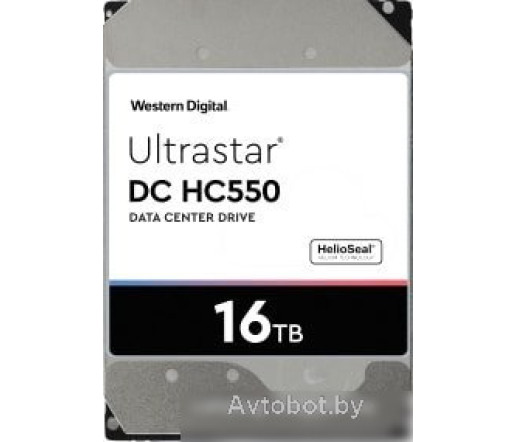 Жесткий диск WD Ultrastar DC HC550 16TB WUH721816AL5204