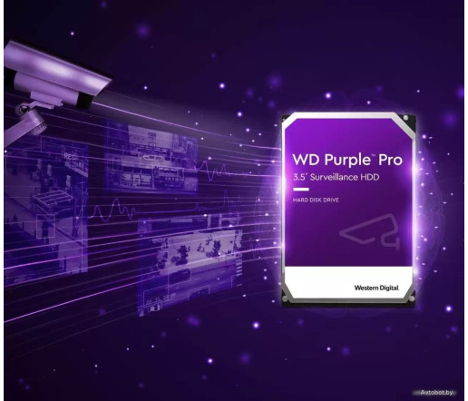 Жесткий диск WD Purple Pro 12TB WD121PURP Жесткий диск WD Purple Pro 12TB WD121PURP