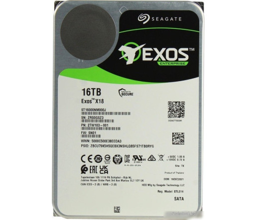 Жесткий диск Seagate Exos X18 16TB ST16000NM000J