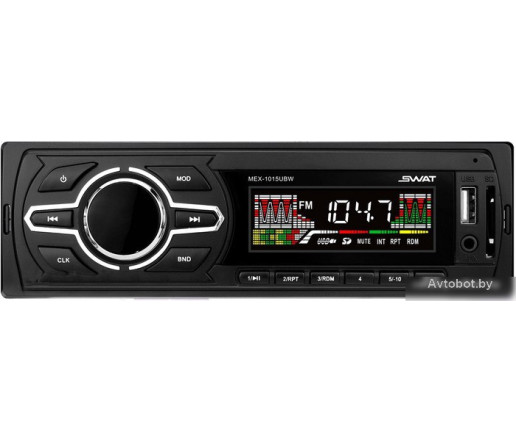 USB-магнитола Swat MEX-1015UBW USB-магнитола Swat MEX-1015UBW