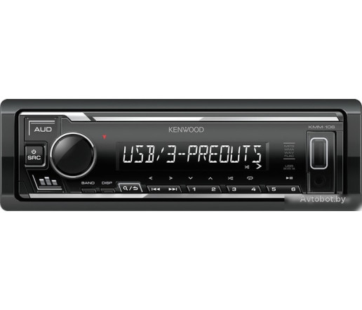USB-магнитола Kenwood KMM-106
