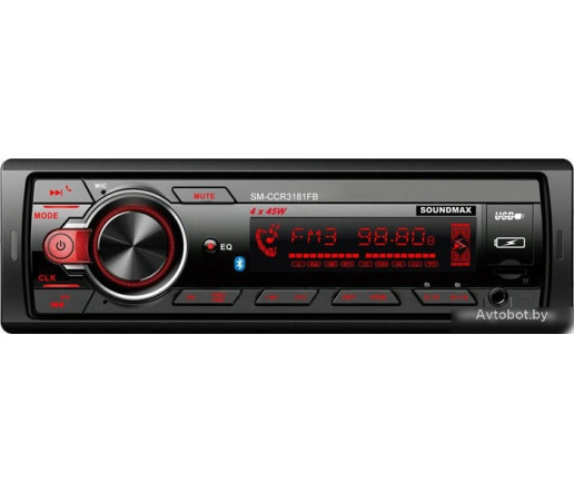 USB-магнитола Soundmax SM-CCR3181FB USB-магнитола Soundmax SM-CCR3181FB