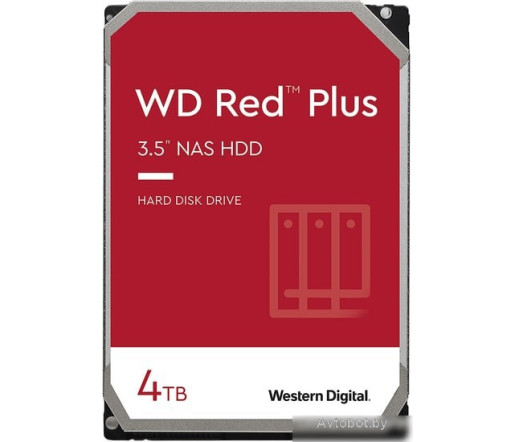 Жесткий диск WD Red Plus 4TB WD40EFZX Жесткий диск WD Red Plus 4TB WD40EFZX