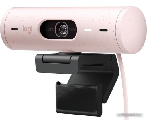 Веб-камера Logitech Brio 500 (розовый)