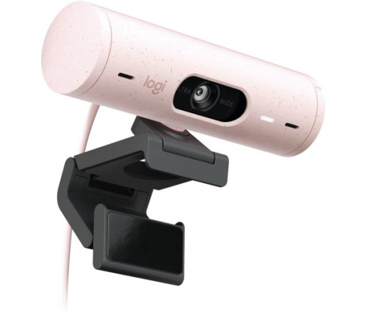 Веб-камера Logitech Brio 500 (розовый)