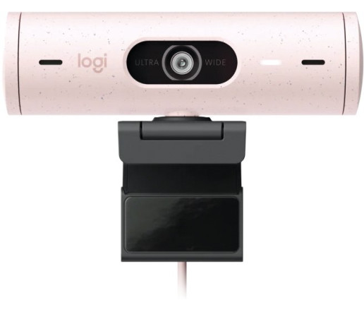Веб-камера Logitech Brio 500 (розовый)