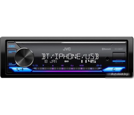 USB-магнитола JVC KD-X482BT USB-магнитола JVC KD-X482BT