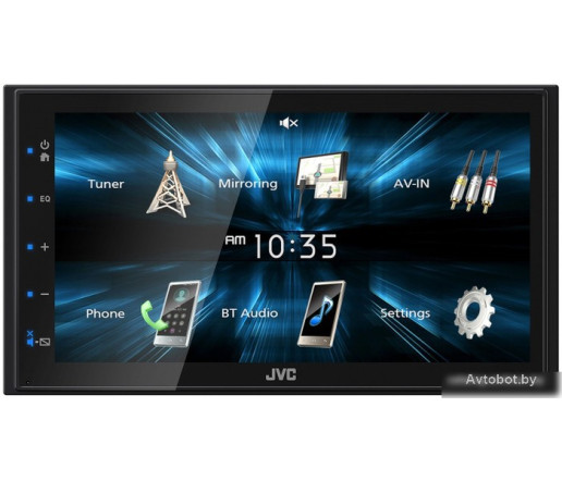 USB-магнитола JVC KW-M150BT