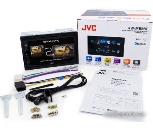 USB-магнитола JVC KW-M150BT