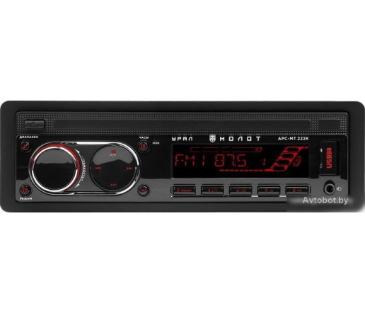 USB-магнитола Урал Молот АРС-МТ 222К USB-магнитола Урал Молот АРС-МТ 222К