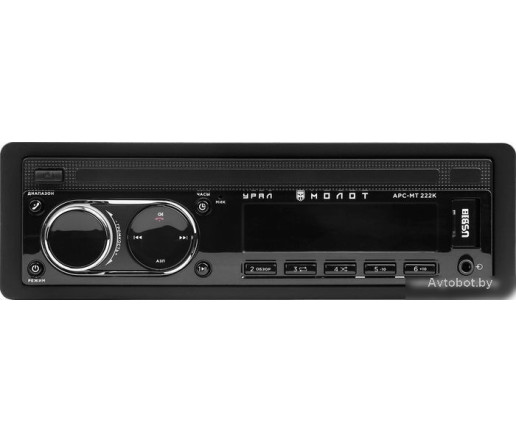 USB-магнитола Урал Молот АРС-МТ 222К USB-магнитола Урал Молот АРС-МТ 222К